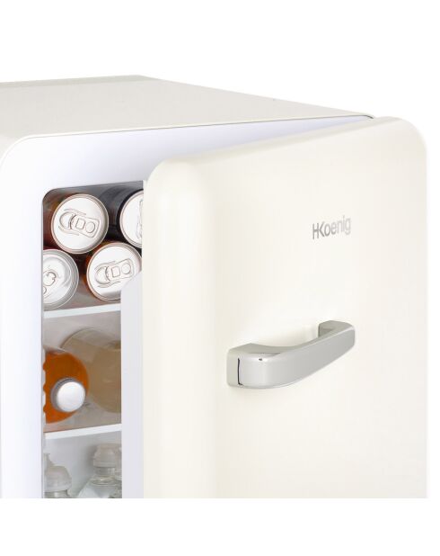 Mini-réfrigérateur pose libre vintage beige