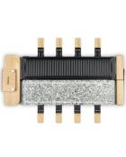 Raclette WOD pierre et grill bois/noir