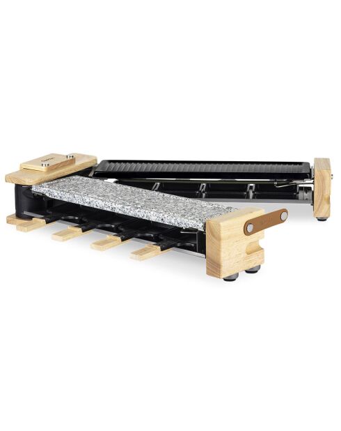 Raclette WOD pierre et grill bois/noir