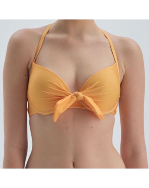 Haut de maillot de bain Maude jaune