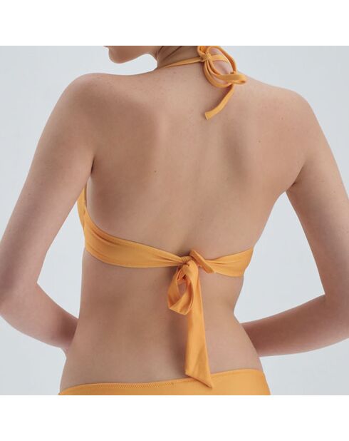 Haut de maillot de bain Maude jaune