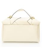 Borsa a mano Enyo in pelle beige - 30x12x23 cm
