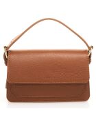 Sac à main en Cuir Grace cognac - 26x9x22 cm