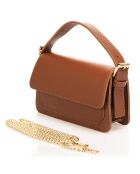 Sac à main en Cuir Grace cognac - 26x9x22 cm