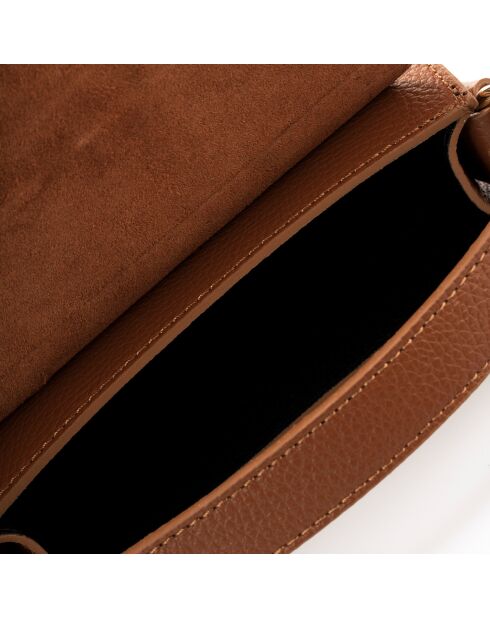 Sac à main en Cuir Grace cognac - 26x9x22 cm