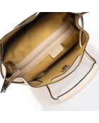 Borsa a mano in pelle River rosa pallido - 26x2x18 cm