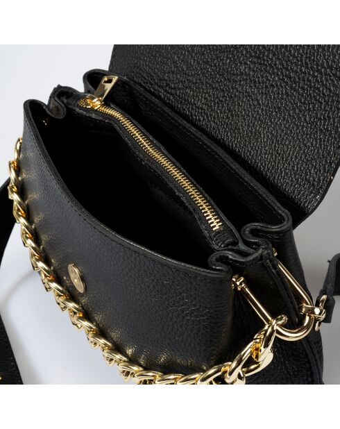 Borsa a tracolla Allison in pelle nera - 26x6x18 cm