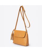 Borsa a tracolla Arya in pelle marrone - 24x6x17 cm