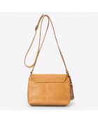 Borsa a tracolla Arya in pelle marrone - 24x6x17 cm