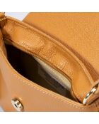 Borsa a tracolla Arya in pelle marrone - 24x6x17 cm