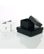 Halskette aus Weißgold und natürliche weiße runde Süßwasser-Zuchtperlen