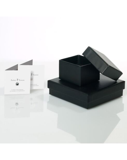 Armband aus Rhodium-Silber und natürliche weiße, runde Süßwasser-Zuchtperle