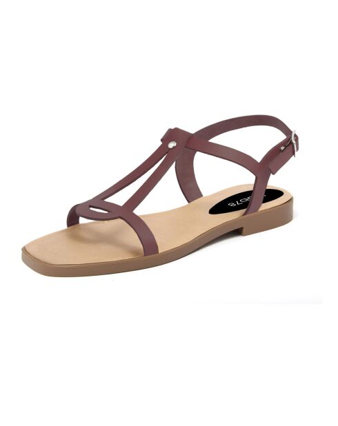 Bruine sandalen van Silia leer