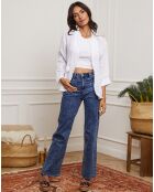 Gilet 100% Lin Ebissal blanc