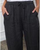 Pantalon 100% Lin Honas gris
