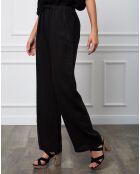 Pantalon 100% Lin Honas noir