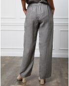 Pantalon 100% Lin Honas taupe