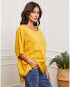 Blouse 100% Lin Kalon moutarde