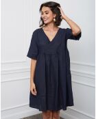 Robe 100% Lin Esty marine