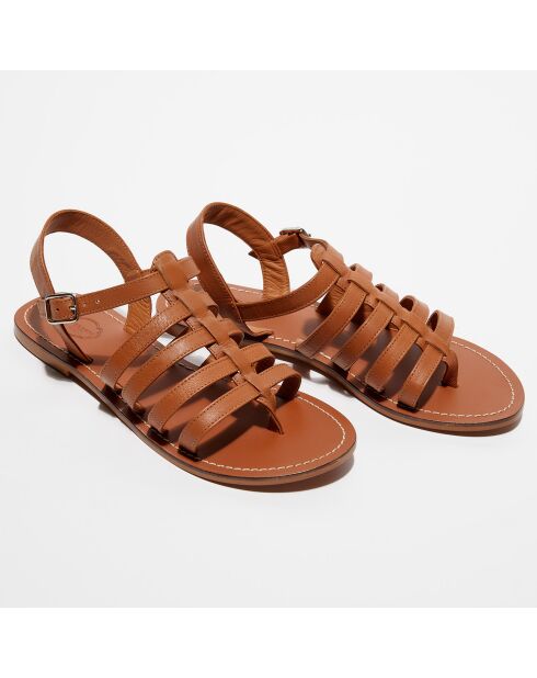 Sandali Sophie in pelle cammello