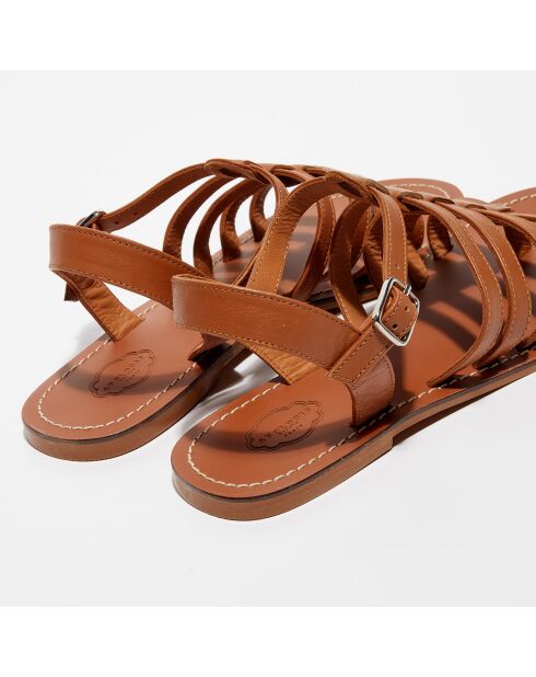 Sandali Sophie in pelle cammello