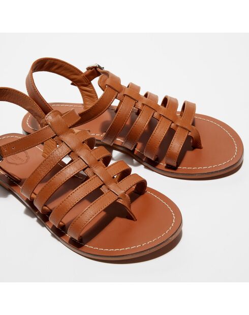 Sandali Sophie in pelle cammello