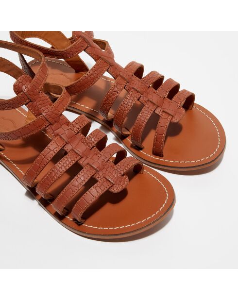 Sandali Marie in pelle cammello