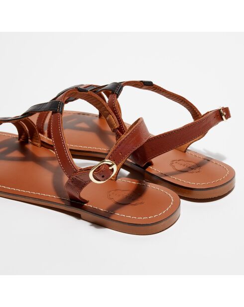 Nicole cumbia leren sandalen