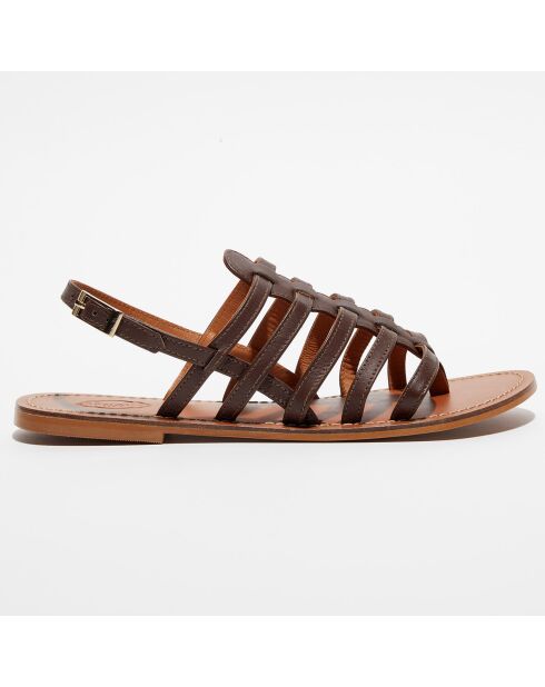 Sandali Alba in pelle marrone