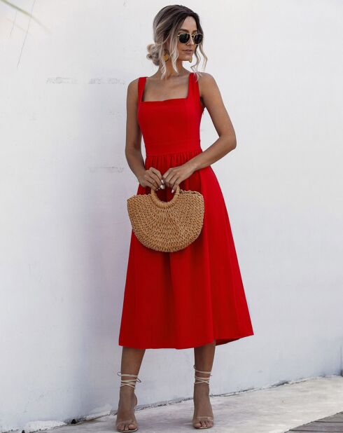 Robe Alhertine rouge