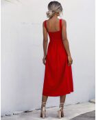 Robe Alhertine rouge