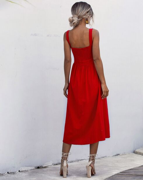 Robe Alhertine rouge