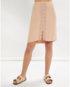 Jupe dentelle Midnight blush