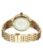 Astor Quarzuhr für Damen, aus Stahl und Diamanten, 0,25 Karat Gold