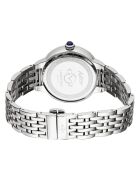 Astor Quarzuhr für Damen, aus Stahl und Diamanten, 0,25 Karat Silber