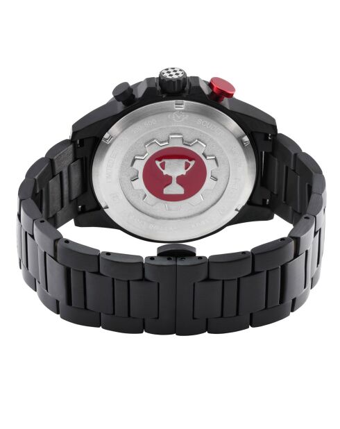 Montre Scuderia Homme Quartz en Acier noire