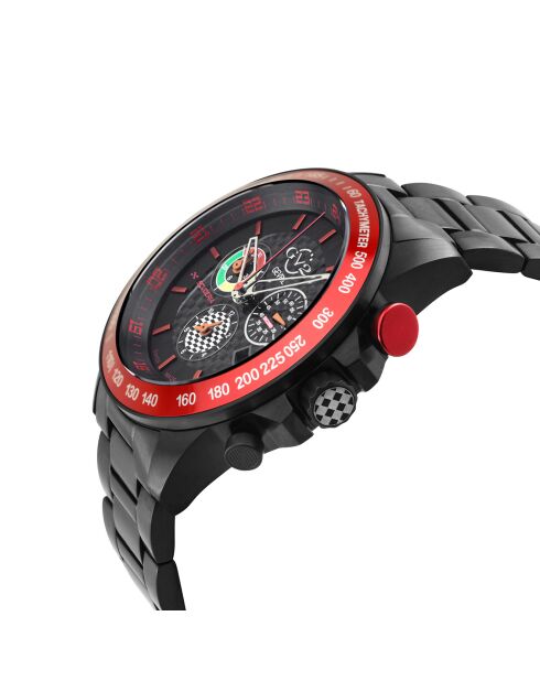 Montre Scuderia Homme Quartz en Acier noire