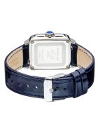 Montre Padova Gemstone Femme Quartz en Cuir, Diamants 0.0116 ct & Pierres Précieuses bleue