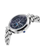 Montre Florence Femme Quartz en Acier & Diamants 0.013 ct argentée