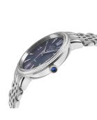 Montre Genoa Femme Quartz en Acier & Diamants 0.05 ct argentée