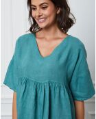 Robe 100% Lin Esty verte