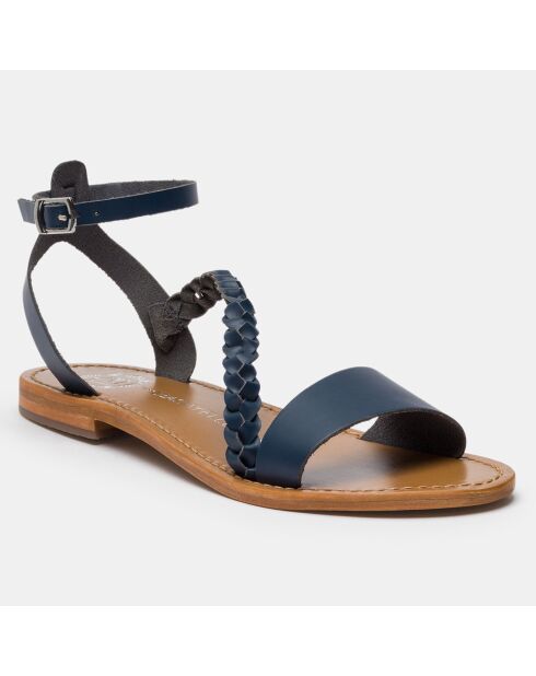 Sandales Belgrade  bleu marine