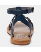 Sandales Belgrade  bleu marine