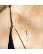 Pendentif Serpent en Diamant Or Blanc