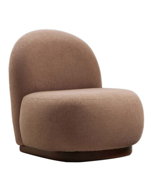 Fauteuil Tina cappuccino - 74x85x75 cm