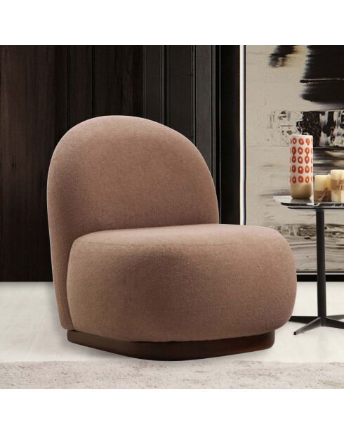 Fauteuil Tina cappuccino - 74x85x75 cm