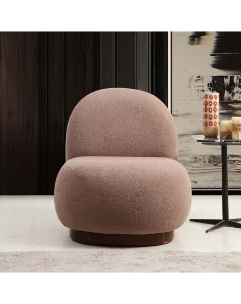 Fauteuil Tina cappuccino - 74x85x75 cm
