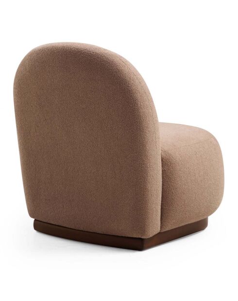 Fauteuil Tina cappuccino - 74x85x75 cm