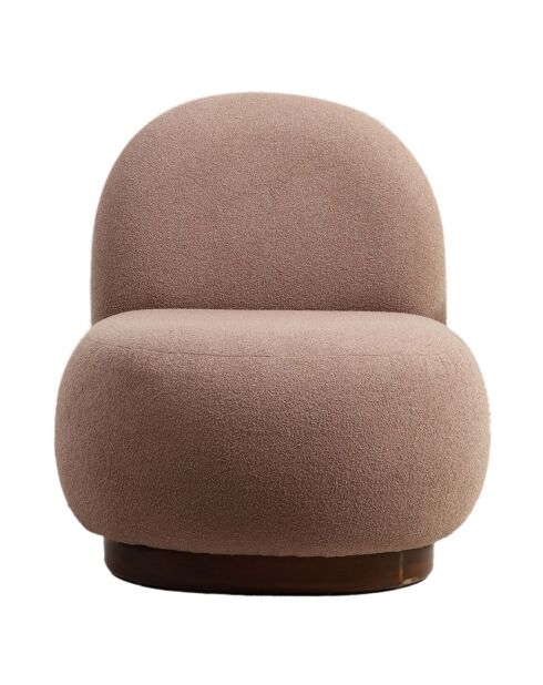 Fauteuil Tina cappuccino - 74x85x75 cm