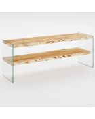 Meuble TV Niagara chêne - 120x45x35 cm